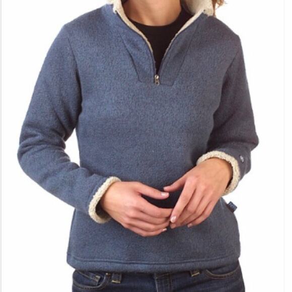 Kuhl Alfpaca Fleece Ingrid Quarter Zip Pullover Sweater-Size Small - Picture 1 of 13